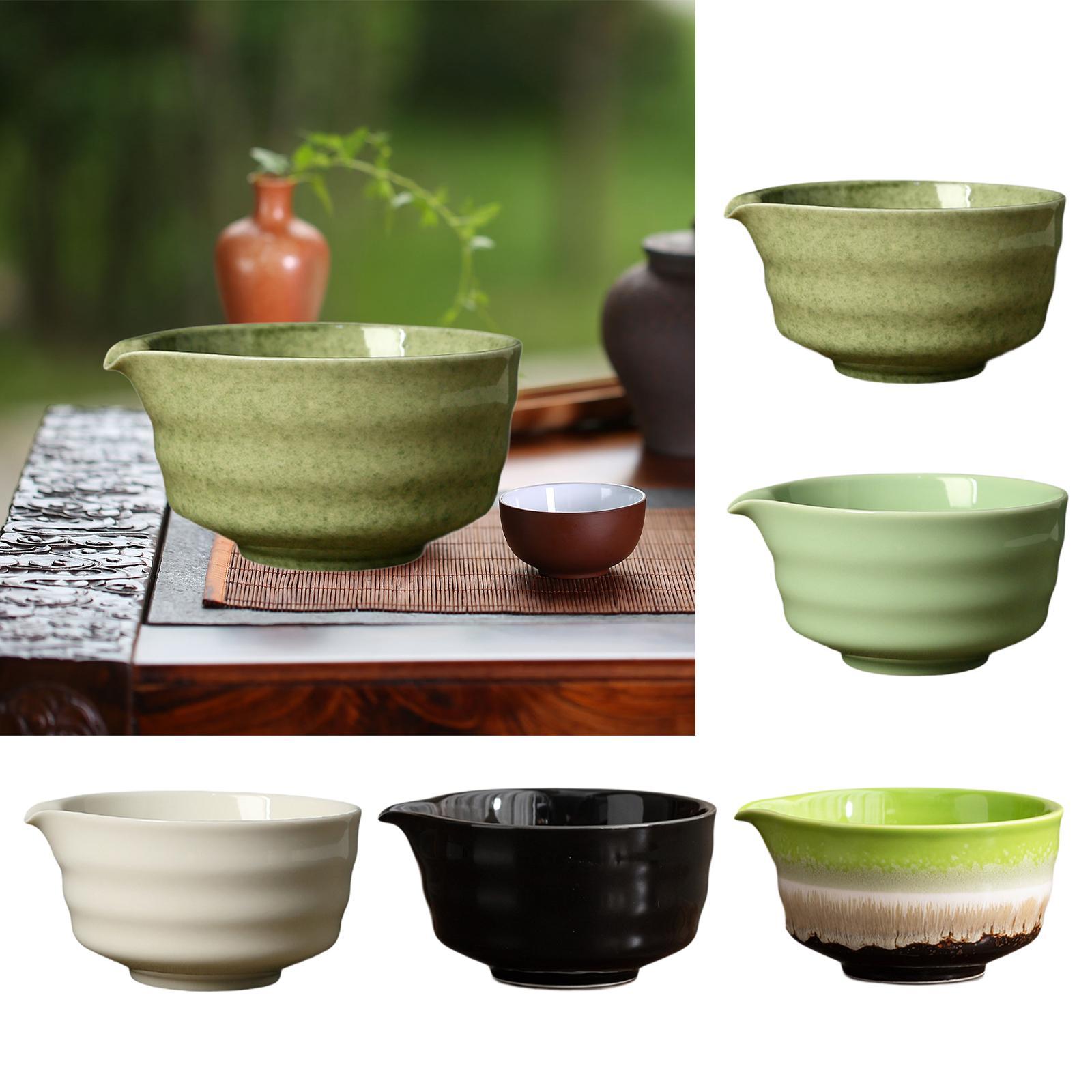 Handmade Ceramic Mug - Keramische Matcha-kom met uitloop Japanse theekop