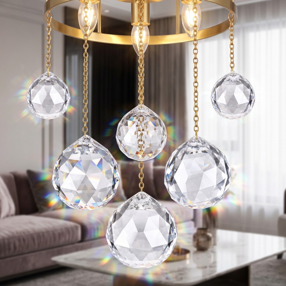 Crystal Ball Decor - 20/30/40/50/60mm Transparante Kristallen Feng Shui Lamp