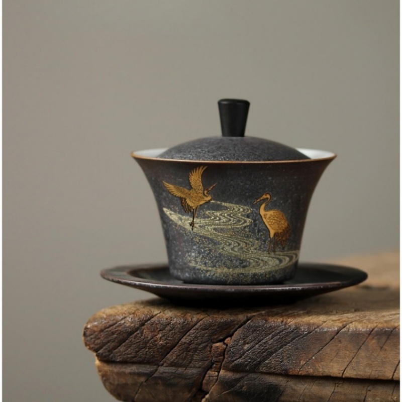 Handmade Ceramic Mug - Keramische kraan Gaiwan keramische handgemaakte huishoudelijke