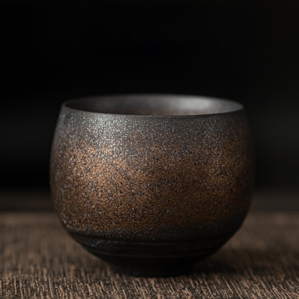 Handmade Ceramic Mug - Kung Fu theeservies Japanse steengoed theekop