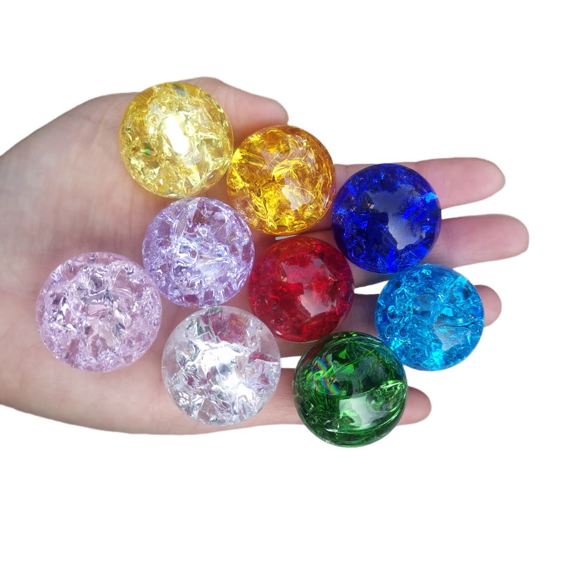 Crystal Ball Decor - 9 kleuren 30mm Crystal Ice Crack