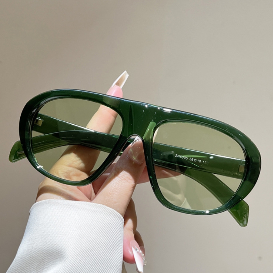 Luxury Zone - Nieuwe oversized pilot zonnebrillen dames heren