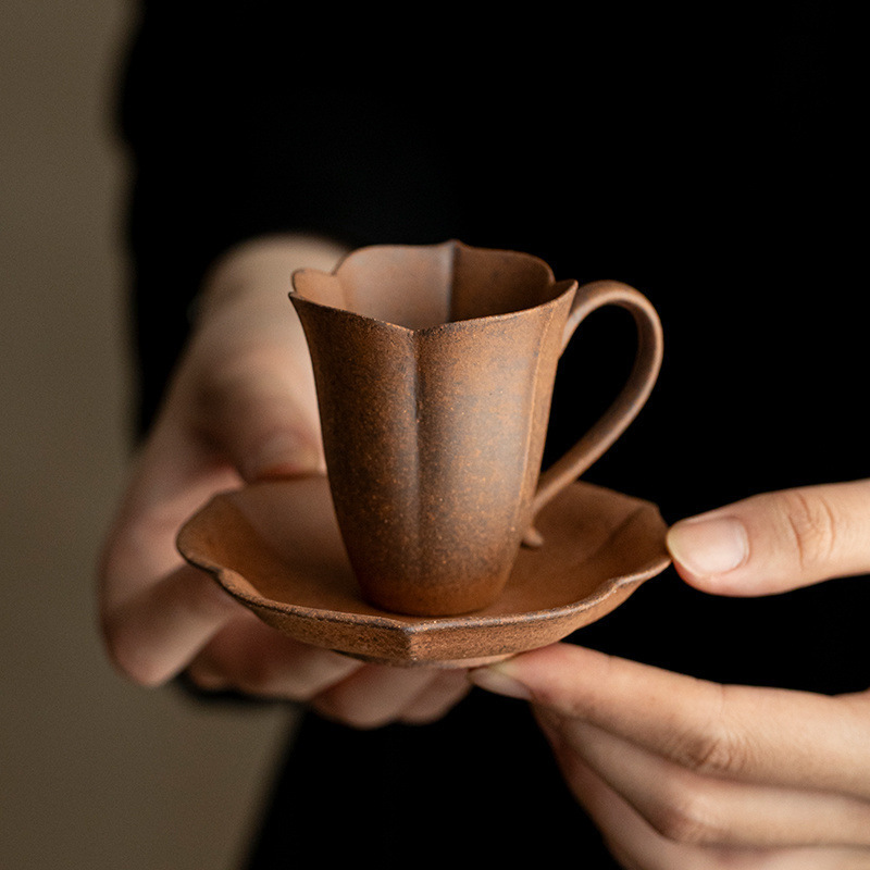 Grove aardewerk theekop van ou - Handmade Ceramic Mug recensie en prijs