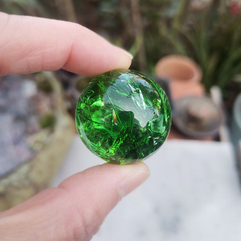 9 kleuren 30mm Crystal Ice Cra - Crystal Ball Decor recensie en prijs