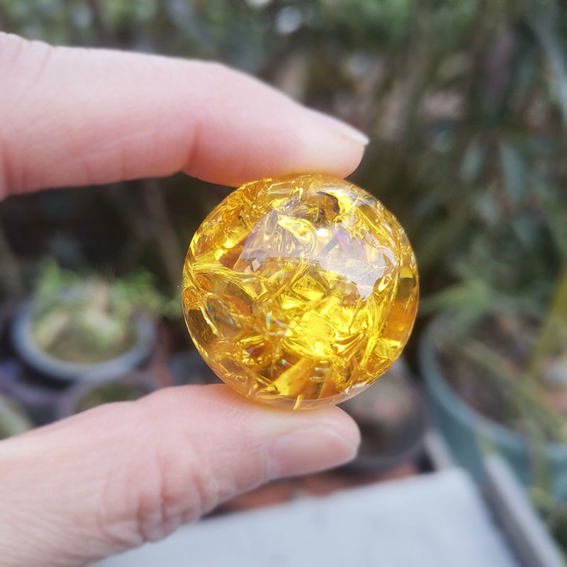 9 kleuren 30mm Crystal Ice Cra - Crystal Ball Decor recensie en prijs