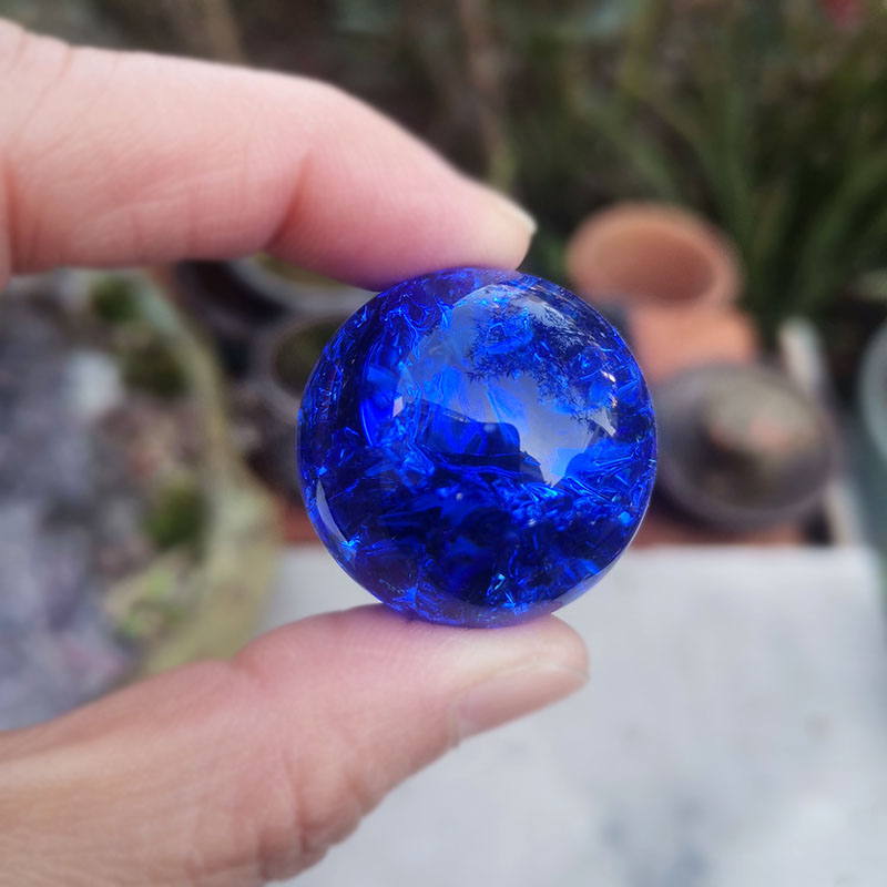 9 kleuren 30mm Crystal Ice Cra - Crystal Ball Decor recensie en prijs