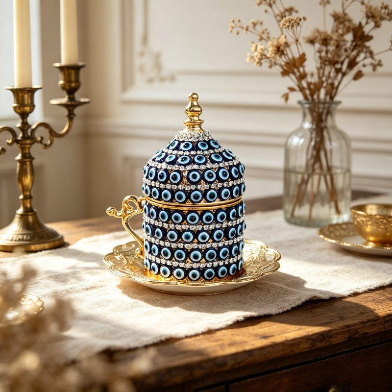 Handgemaakte Turkse Evil Eye k - Handmade Ceramic Mug recensie en prijs