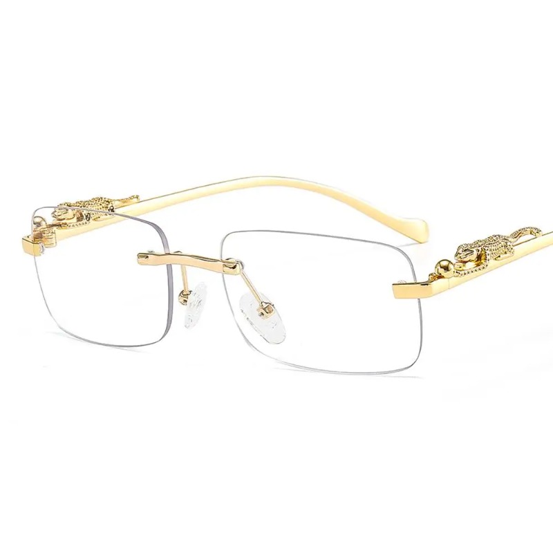 Riemloze vierkante zonnebrille - Luxury Zone recensie en prijs