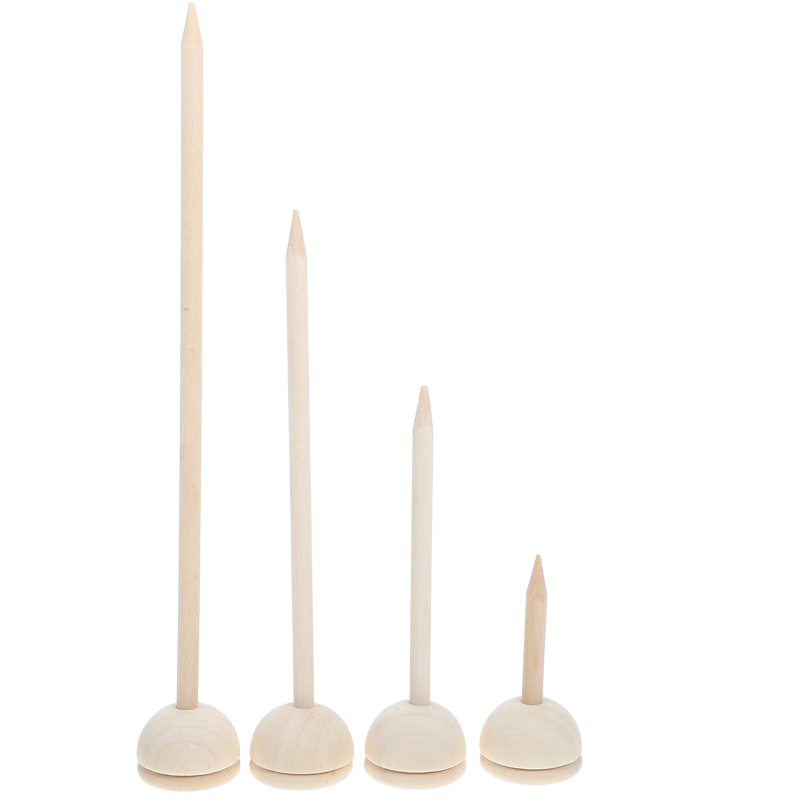 4-delige houten bolstandaard v - Crystal Ball Decor recensie en prijs
